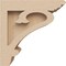 Ekena Millwork 3"W x 6"D x 6"H Classic Mayflower Rough Cedar Woodgrain TimberThane Corbel, Primed Tan CORUR03X06X06MAYRCPR - alternate 5